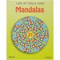 Mandalas malebøker, Lær å telle, 1 stk.