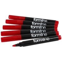 formline Textile marker, 6 stk./ 1 pk.
