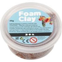 Foam Clay® , brun, 35 g/ 1 boks
