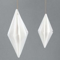 Papirdiamant av vellum origamipapir fra Vivi Gade Design