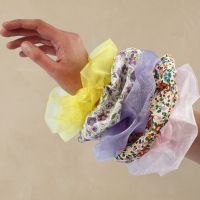 Hjemmelaget scrunchie hårstrikk 