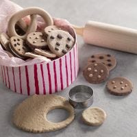 Småkaker til lekekjøkkenet av Silk Clay 