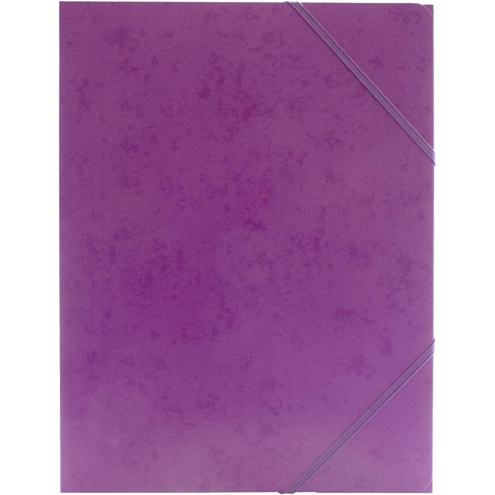Elastikkmappe, A4, str. 22,9×32,4 cm, lilla, 1 stk.