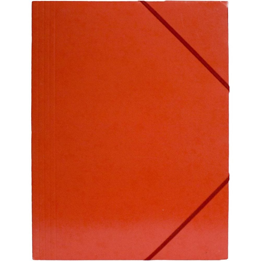 Elastikkmappe, A4, str. 22,9×32,4 cm, rød, 1 stk.