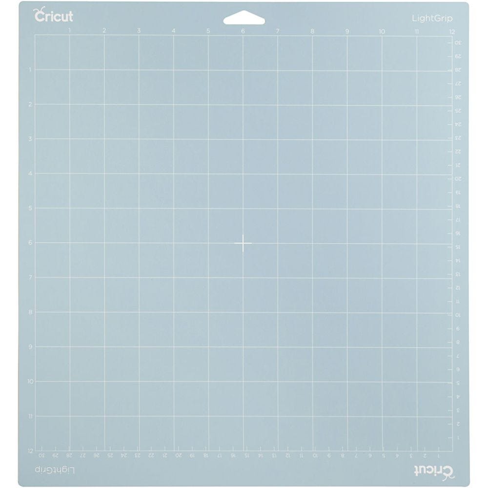 Cricut Explore/Maker LightGrip Maskinmatte, str. 30x30 cm, 1 stk.