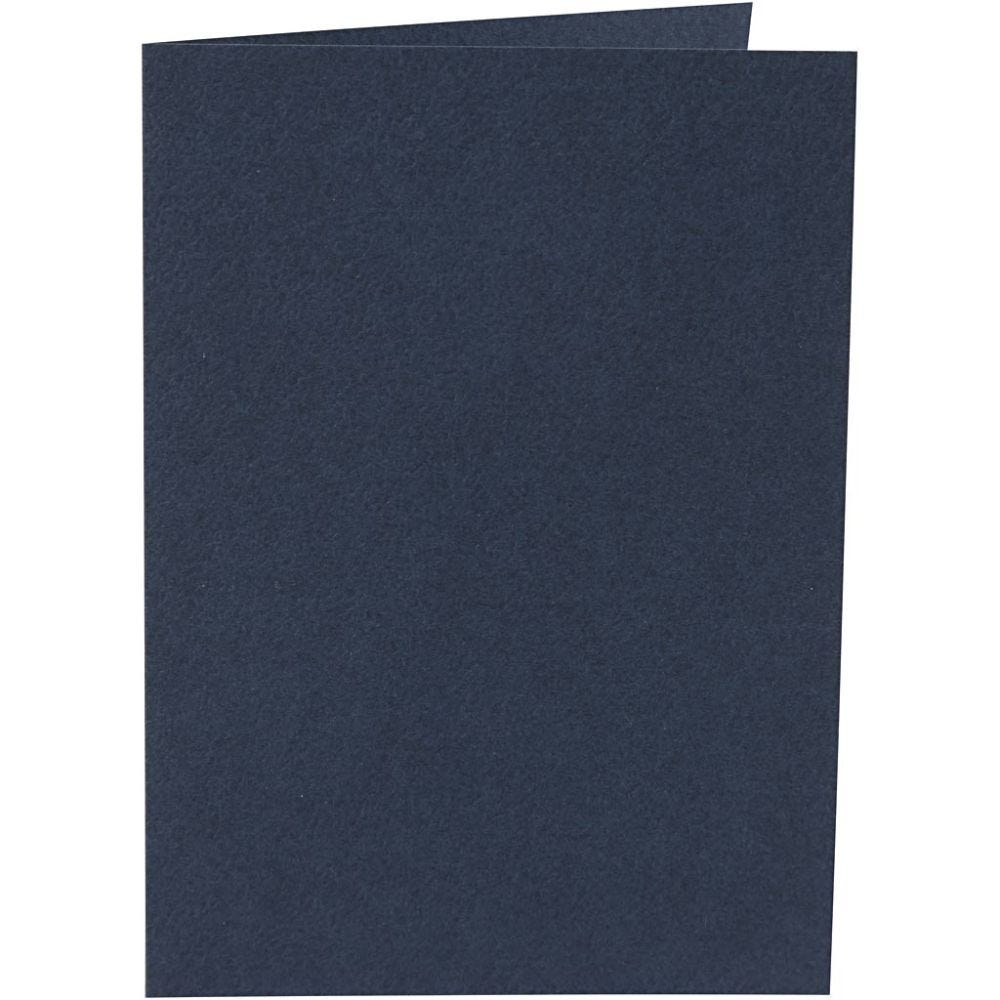 Kort, kort str. 10,5x15 cm, 220 g, blå, 10 stk./ 1 pk.