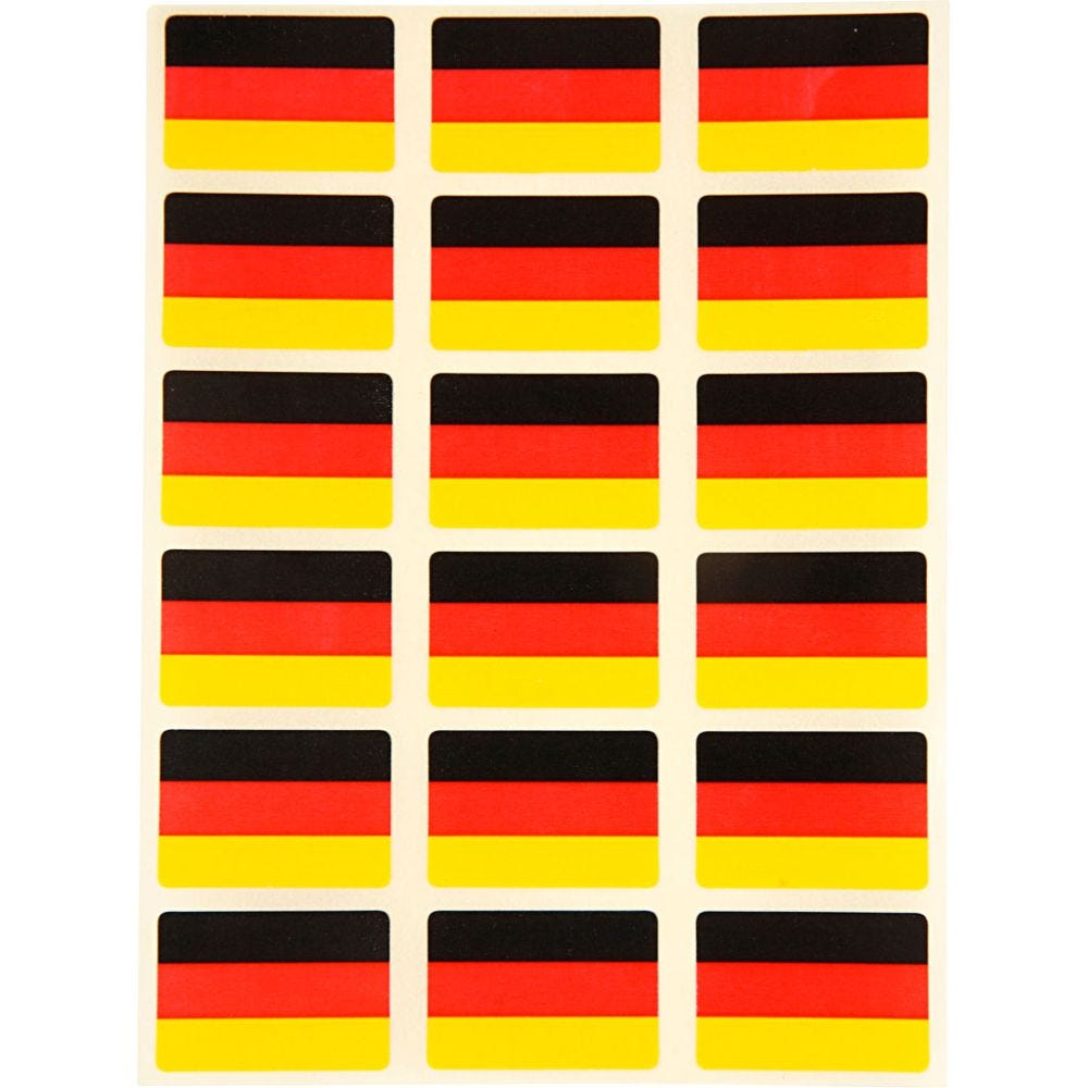 Selvklebende flagg, 72 stk./ 1 pk.