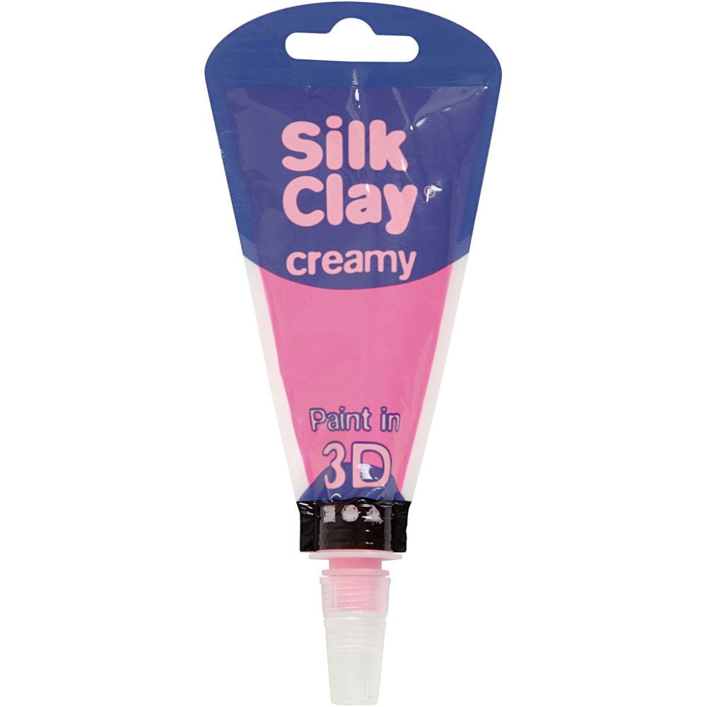 Silk Clay® Creamy, neon pink, 35 ml/ 1 stk.