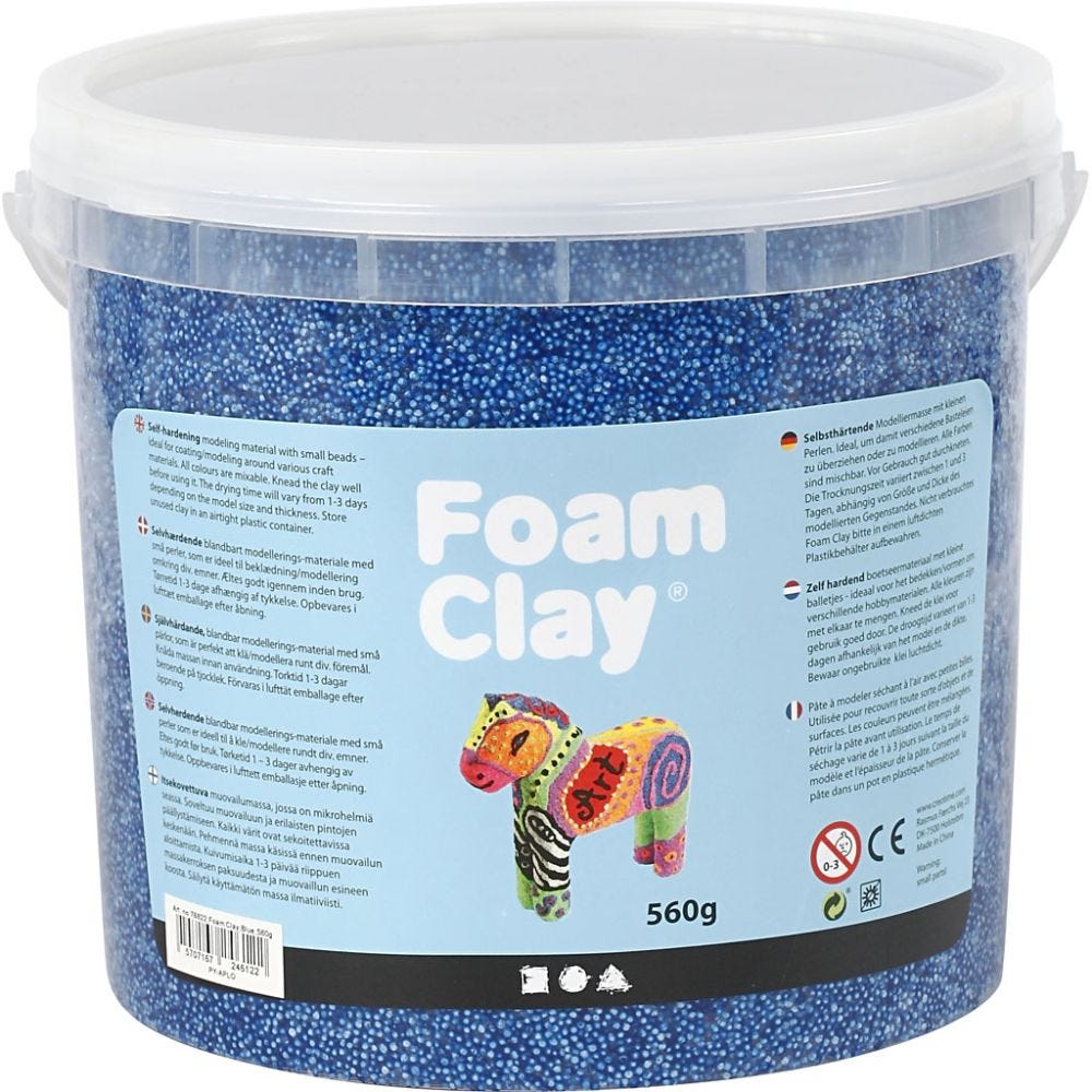 Foam Clay® , blå, 560 g/ 1 spann