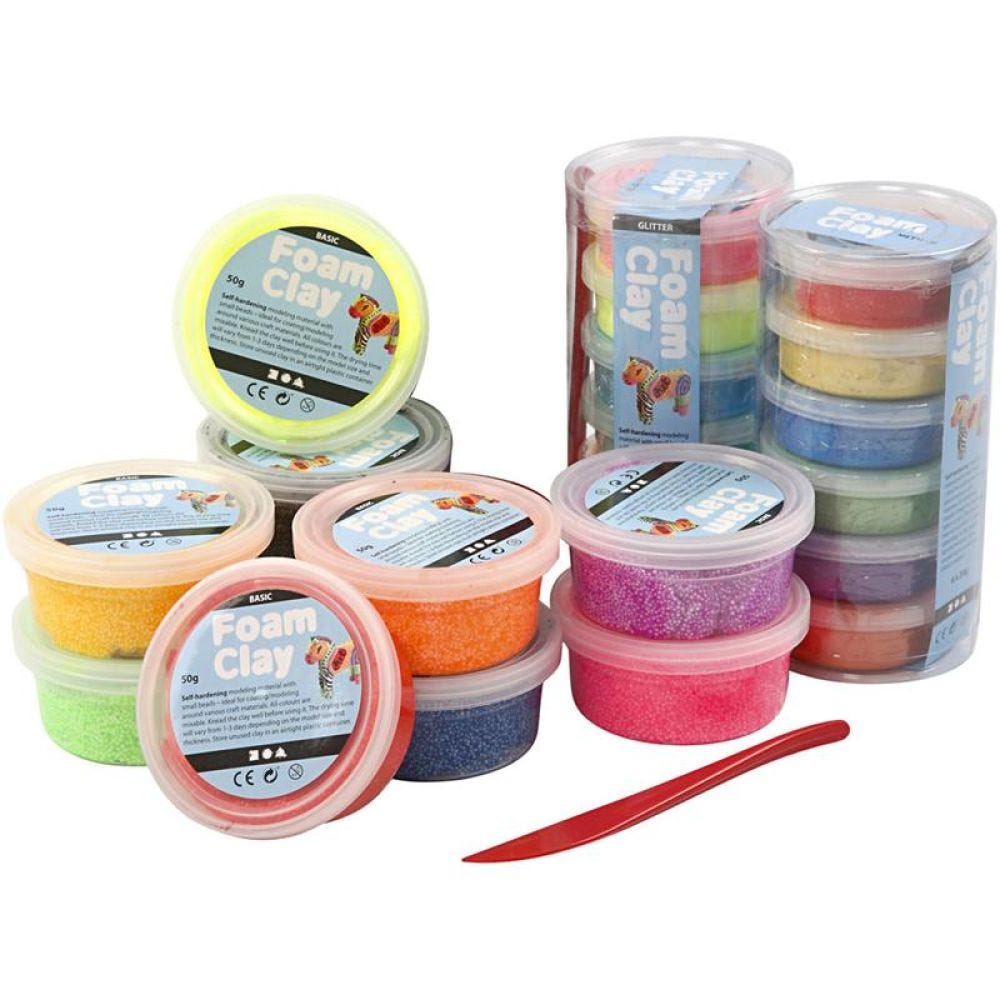 Foam Clay® , ass. farger, 22 boks/ 1 sett