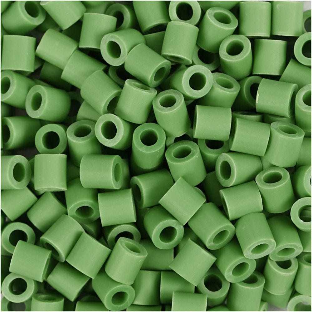 NABBI BioBeads, str. 5x5 mm, hullstr. 2.5 mm, medium, grønn, 1000 stk./ 1 pk.