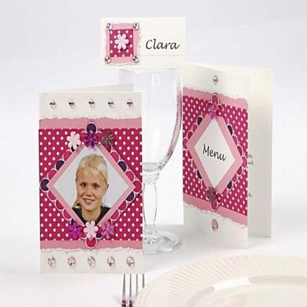 Pink Color Bar kort