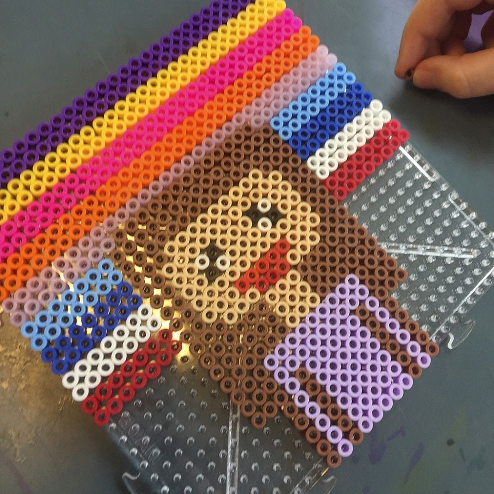 Pixel Art med rørperler