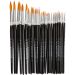 36 stk./ 1 pk., nr. 0+1+2+4+8+12+18+22, L: 17-21,5 cm, B: 1-7 mm, rund