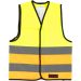 1 stk., XS, L: 47 cm, B: 40 cm, str. 4-6 år, orange, gul