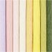 8 ark/ 1 pk., ark 25x60 cm, Strekk-/krep: 180%, 105 g, pastellfarger
