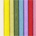 8 ark/ 1 pk., ark 25x60 cm, Strekk-/krep: 180%, 105 g, standardfarger