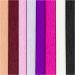 8 ark/ 1 pk., ark 25x60 cm, Strekk-/krep: 180%, 105 g, lilla/pink harmoni