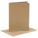 6 sett/ 1 pk., kort str. 10,5x15 cm, konvolutt str. 11,5x16,5 cm, 110+230 g, natur