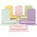 50 sett/ 1 pk., kort str. 10,5x15 cm, konvolutt str. 11,5x16,5 cm, 110+220 g, pastellfarger
