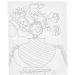 1 stk., Bukett i vase, D: 1,6 cm, str. 24x30 cm, 360 g