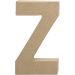 1 stk., Z, H: 20,2 cm, B: 11,2 cm, tykkelse 2,5 cm