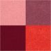 4 stk./ 1 pk., H: 2 cm, str. 3,5x3,5 cm, Fersken, pink, lys rosa, mørk rosa