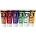 6x20 ml/ 1 pk., metallisk, suppl. farger