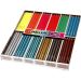 144 stk./ 1 pk., L: 17,45 cm, mine 3 mm, metallic farger, neonfarger