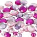 360 stk./ 1 pk., runde, str. 6+9+12 mm, lilla