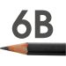 12 stk./ 1 pk., dia. 6,9 mm, 6B, mine 1,8 mm
