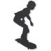 10 stk./ 1 pk., skater, str. 56x67 mm, svart