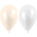 10 stk./ 1 pk., runde, dia. 23 cm, hvit, perlemor