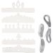 50 stk./ 1 pk., H: 10-16,5 cm, L: 60 cm, hvit
