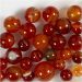 28 stk./ 1 pk., str. 1x10, 12x8, 15x6 mm, hullstr. 0,9-1 mm, brentorange, rød