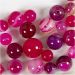 28 stk./ 1 pk., str. 1x10, 12x8, 15x6 mm, hullstr. 0,9-1 mm, pink