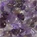 63 stk./ 1 pk., Ametyst, dia. 7-12 mm, hullstr. 1 mm, lilla