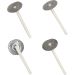 100 stk./ 1 pk., Egnet for beholdere med diameter 20-65 mm, L: 3,5 cm, tykkelse 2 mm