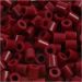 1100 stk./ 1 pk., str. 5x5 mm, hullstr. 2,5 mm, medium, vinrød (32239)