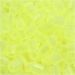 1100 stk./ 1 pk., str. 5x5 mm, hullstr. 2,5 mm, medium, gul neon (32223)