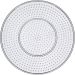 1 stk., stor rund, 15 cm, medium, klar