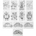 36 ark/ 1 pk., ark 10,5x14,5 cm, tykkelse 0,3 mm, matt transparent