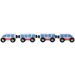 4 deler/ 1 sett, Passasjertog, str. 310x72x36 mm