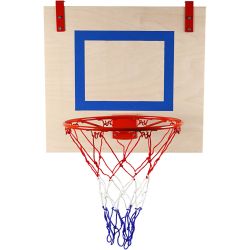 Basketplate. tre. Med ring og nett