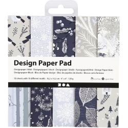 Blokk med designpapir