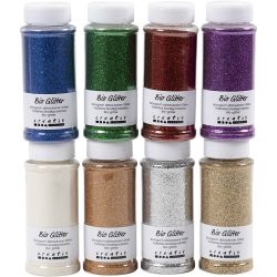 Biologisk nedbrytbart glitter