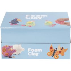 Foam Clay® , glitter farger, metallic farger, 12 sett/ 1 pk.