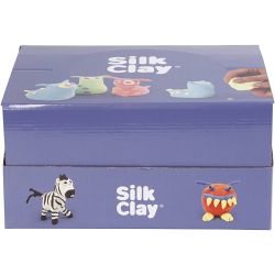 Silk Clay®, neonfarger, standardfarger, 12 sett/ 1 pk.