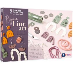 DIY Fimo leiresett - Line Art