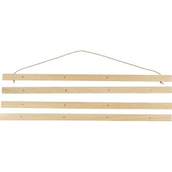 Magnetisk plakatlist i eik
